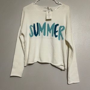 Moon and Madison light weight knitted sweatshirt-L